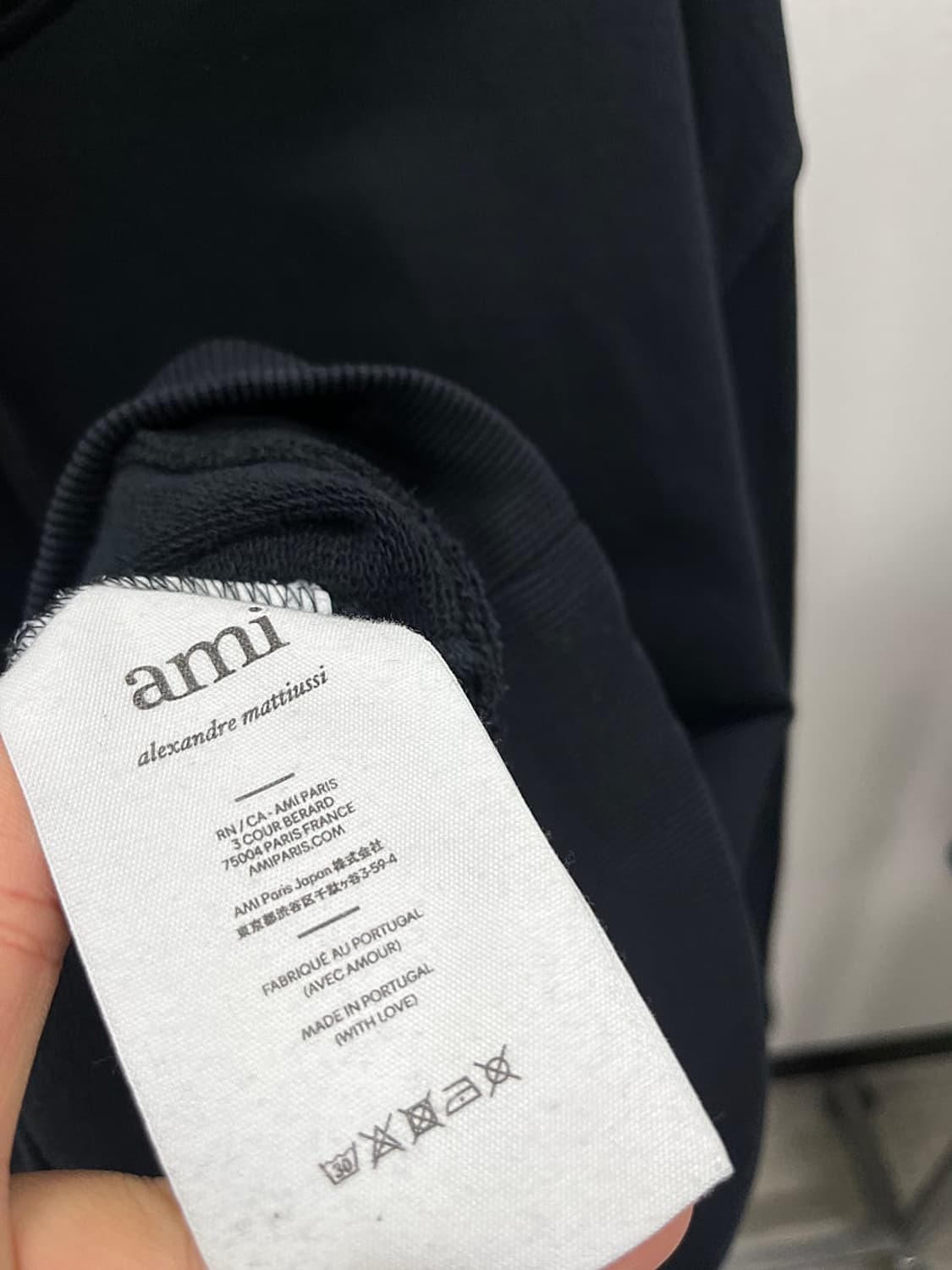 110) 아미 하트로고 후드티  상품이미지4