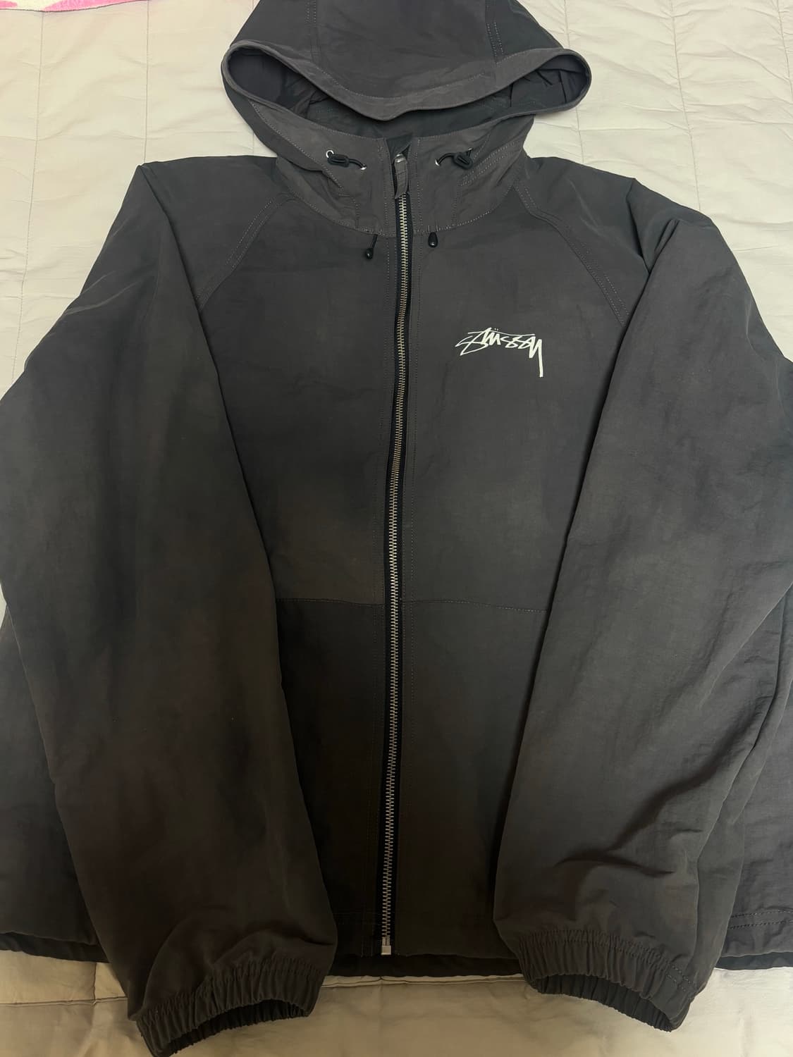 스투시 웨이브 다이 비치쉘 자켓 바람막이 M 상품이미지3