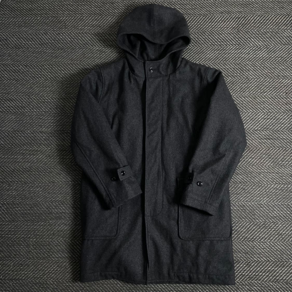 에스피오나지 아메카지 후디 울 롱코트y 3186 상품이미지2