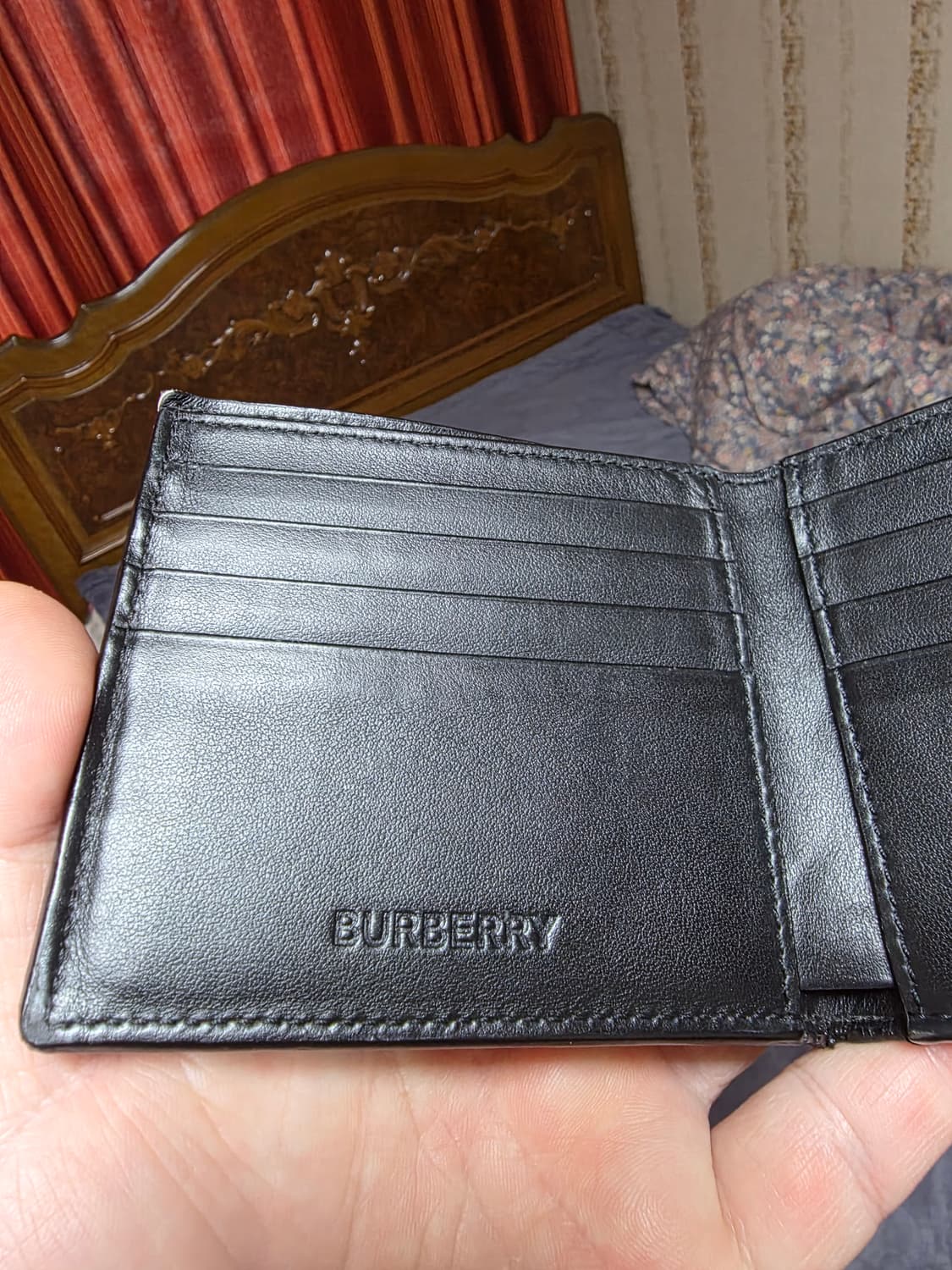 (정품) 버버리 체크 반지갑/80166111/개인/팝니다. 상품이미지2