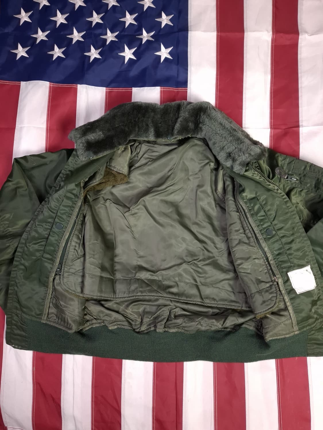 새제품 오리지날 서울의봄 80's 국군용 MA-1 항공점퍼 상품이미지7