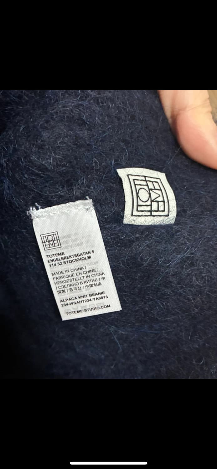 정품 토템 알파카비니 네이비색상 상품이미지2