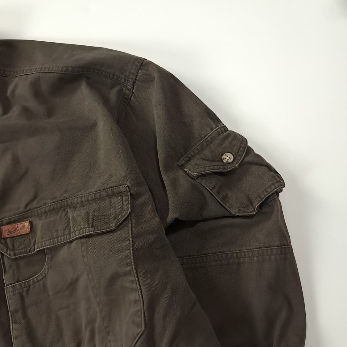 CK346 XL 울리치 90s 슈팅패치 다크브라운 헌팅 셔츠 남방 상품이미지6