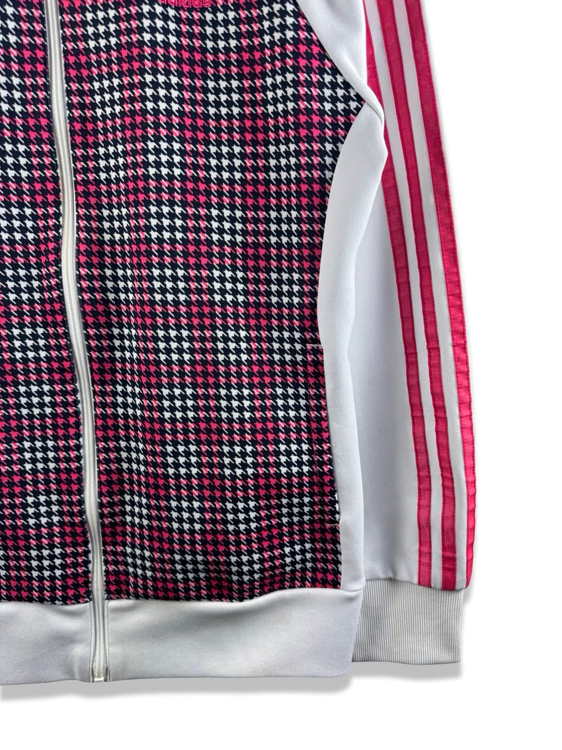 아디다스 핑크 체크 나그랑 트랙탑져지2434 상품이미지4