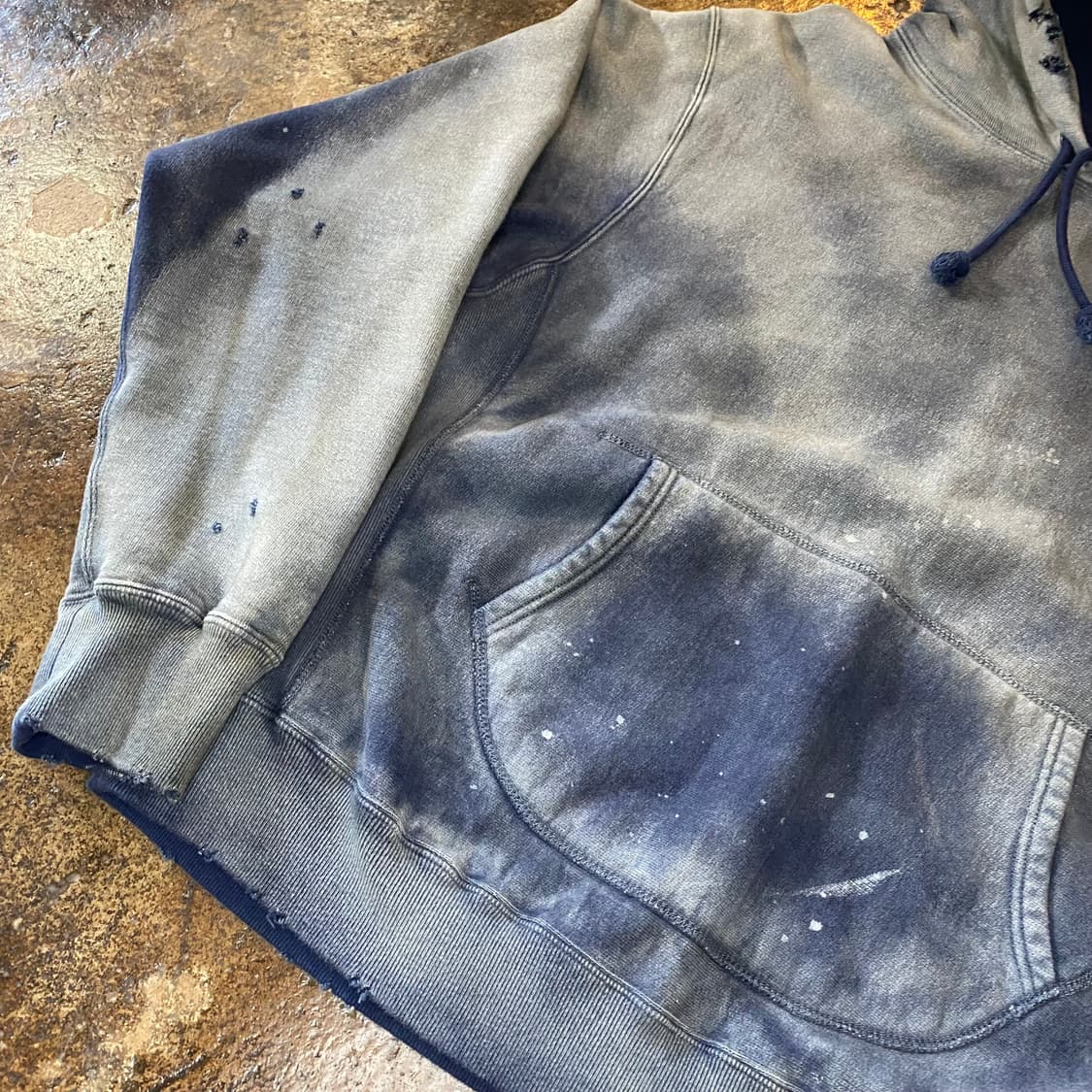 (M) 바우와우 BOWWOW HARD AGEING HOODIE 상품이미지3