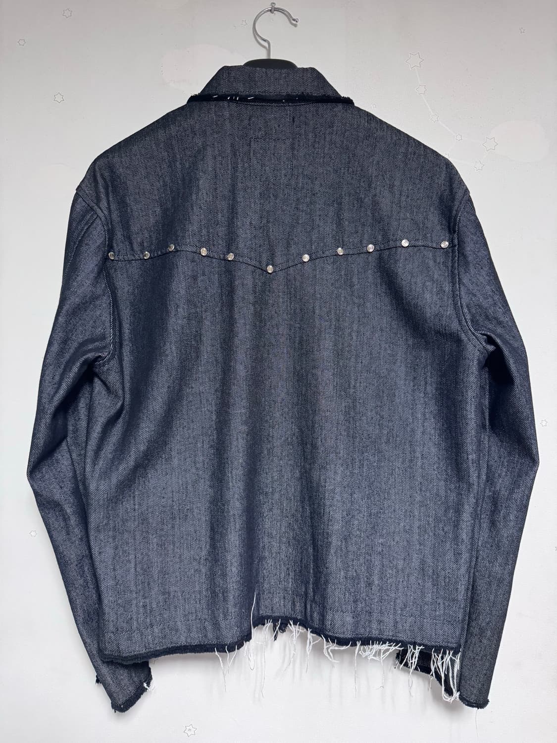 [바스틱] 스터프 컷 오프 자켓 인디고 상품이미지3