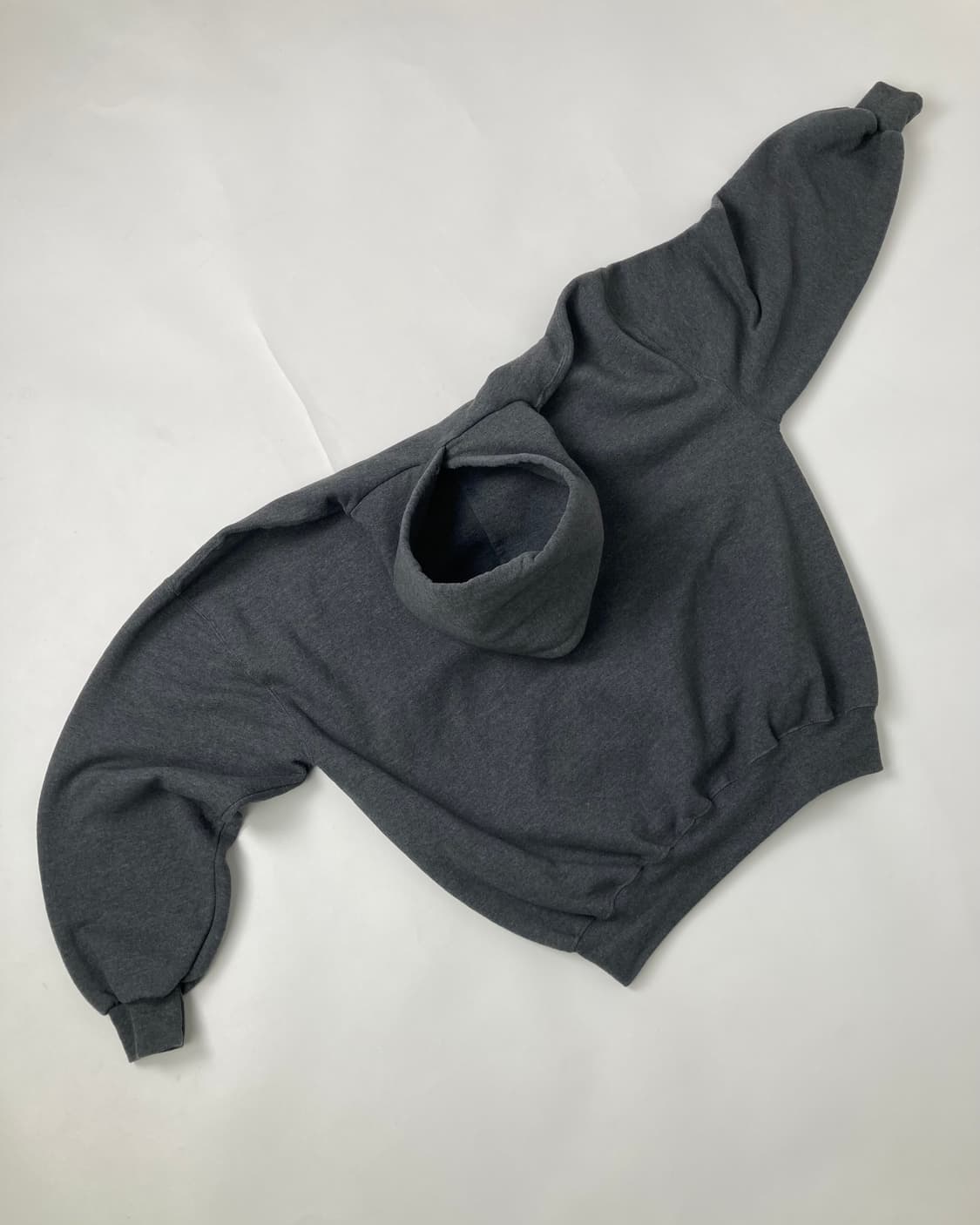 90s Russell Hoodie (dark charcoal) 상품이미지2