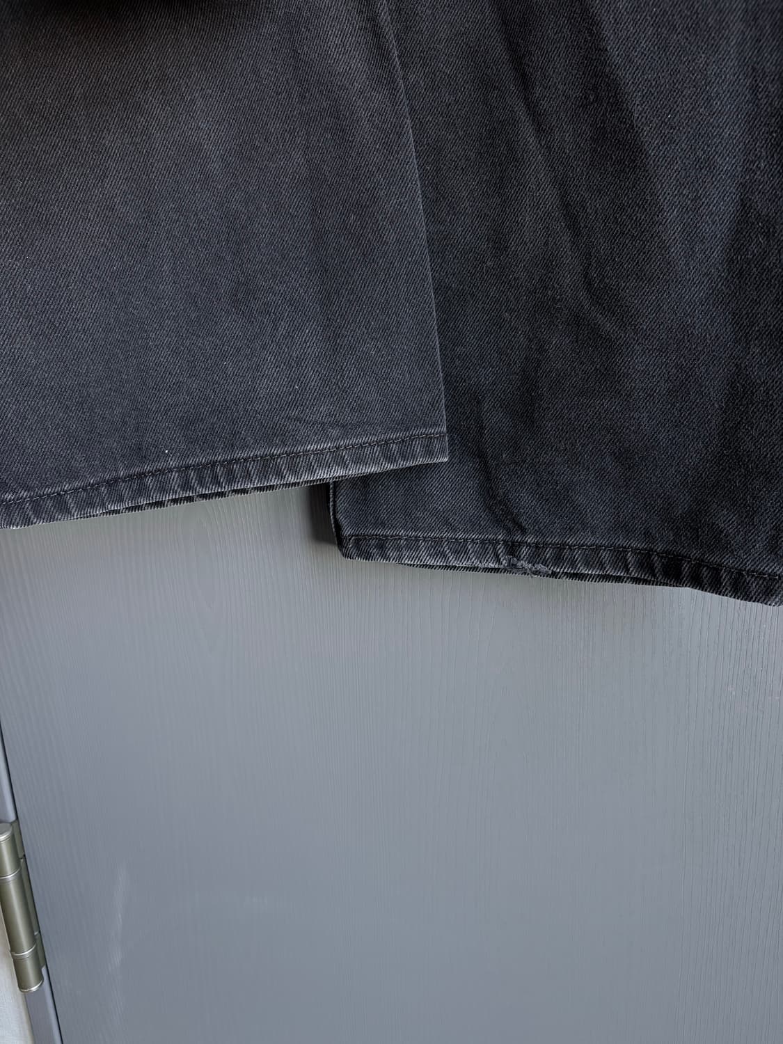 (33x34) 00s 리바이스 517 부츠컷 블랙진 블랙 데님 상품이미지7