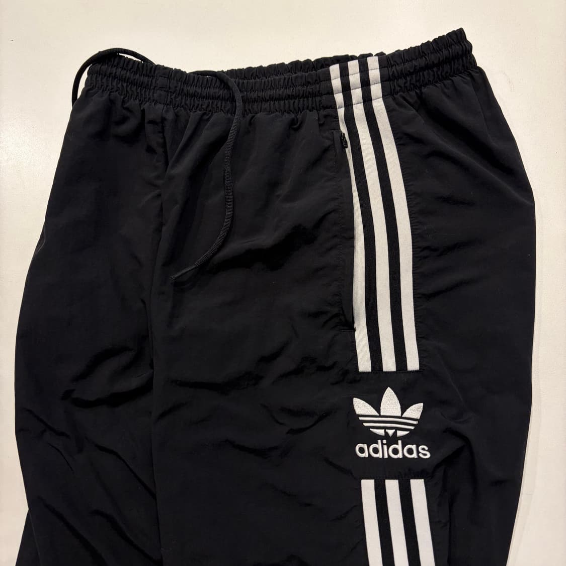 [L] 아디다스 락업 3선 트레이닝 바지 팬츠 블랙 C512 상품이미지3