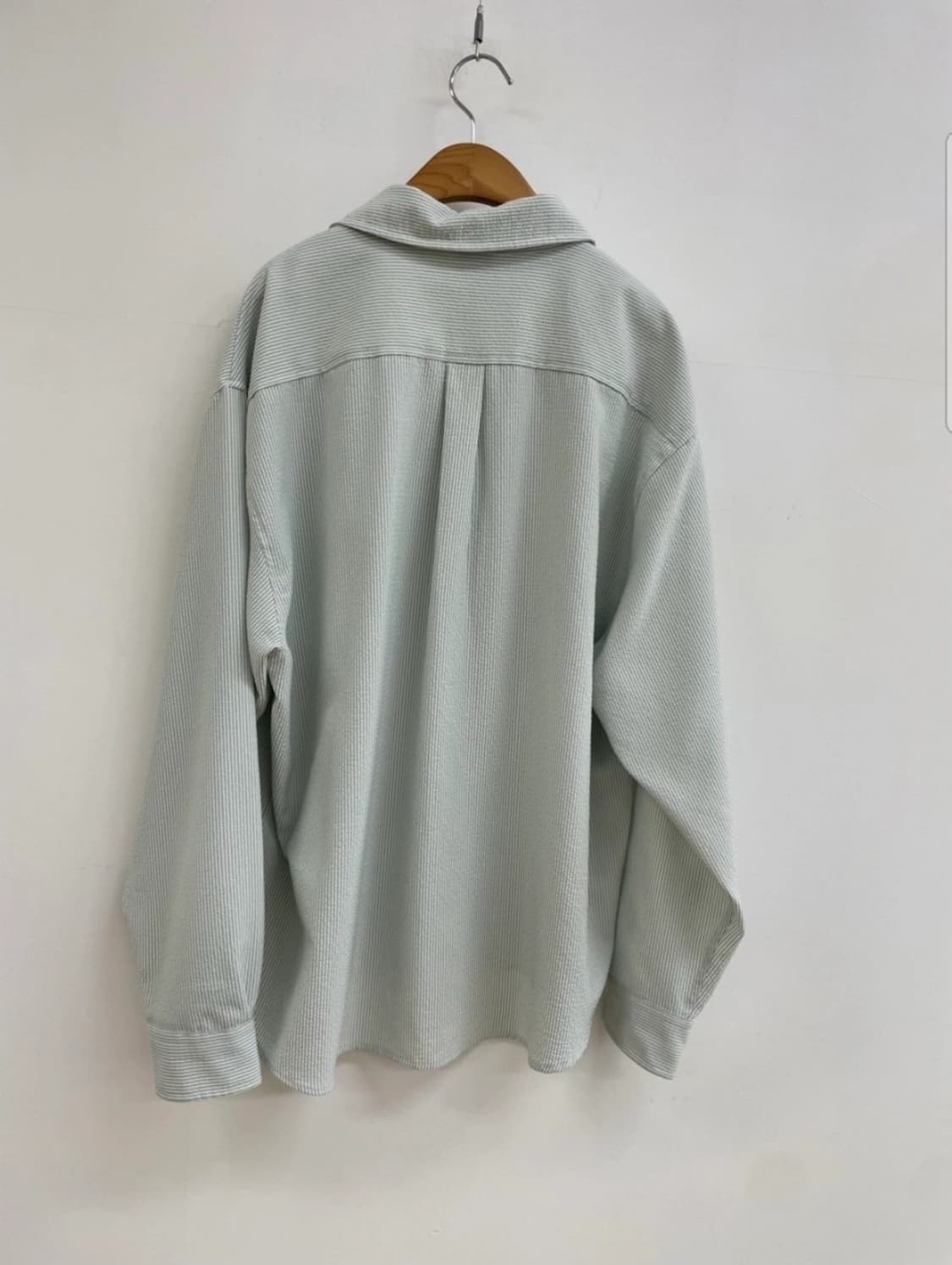 [판매] 이벳필드 시어서커 스트라이프 셔츠 (민트/그린) 상품이미지2