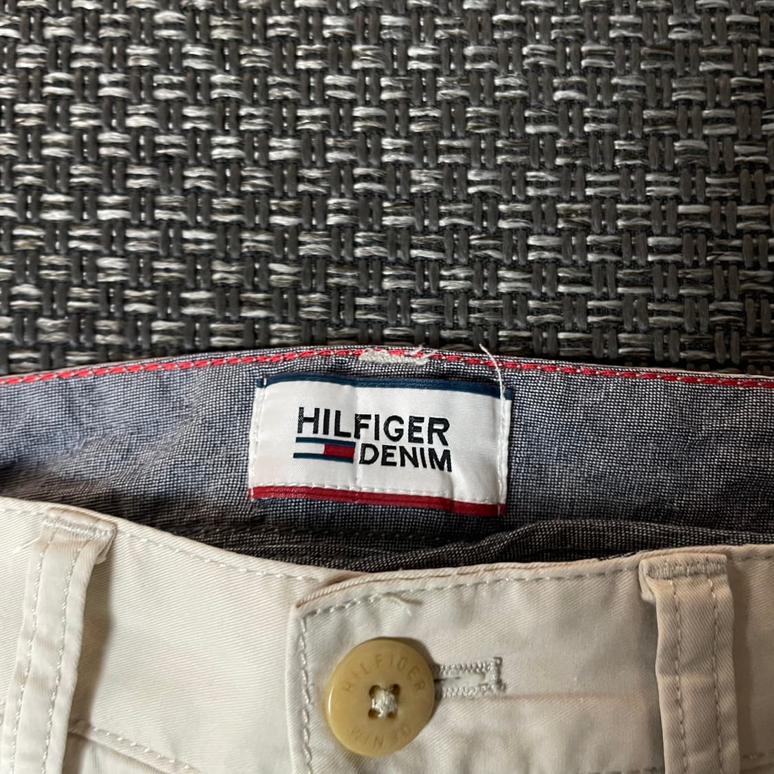 (30) 타미힐피거 크림 코튼 팬츠 상품이미지4