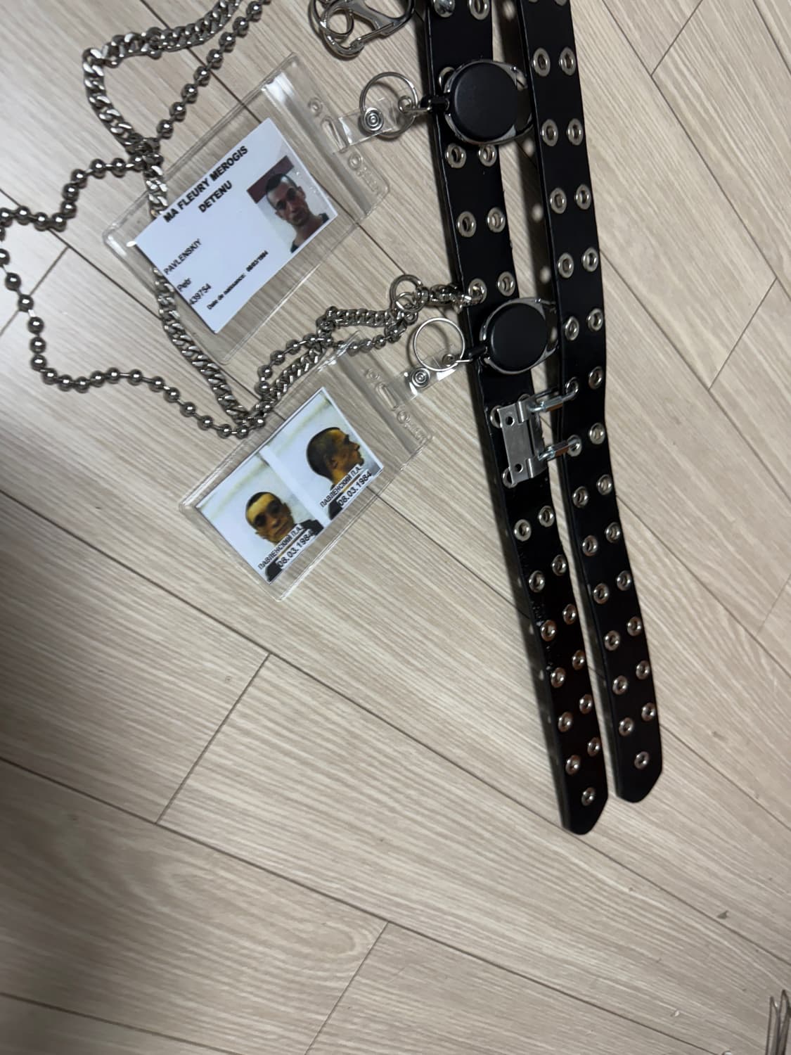 쿠쿠베베 25ss COLLISION TWINS LEATHER  BELT 상품이미지6