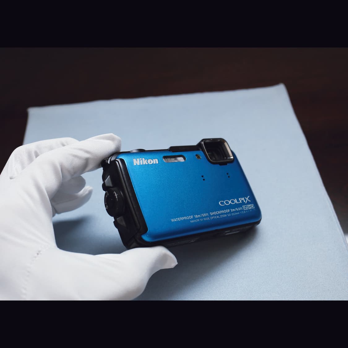 레어<한글>니콘 쿨픽스 aw110 (aw100) 블루 빈티지 디카 상품이미지4