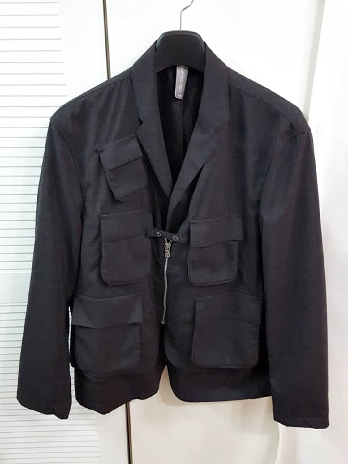 언어펙티드 레이어드 자켓 차콜 그레이 L 상품이미지1