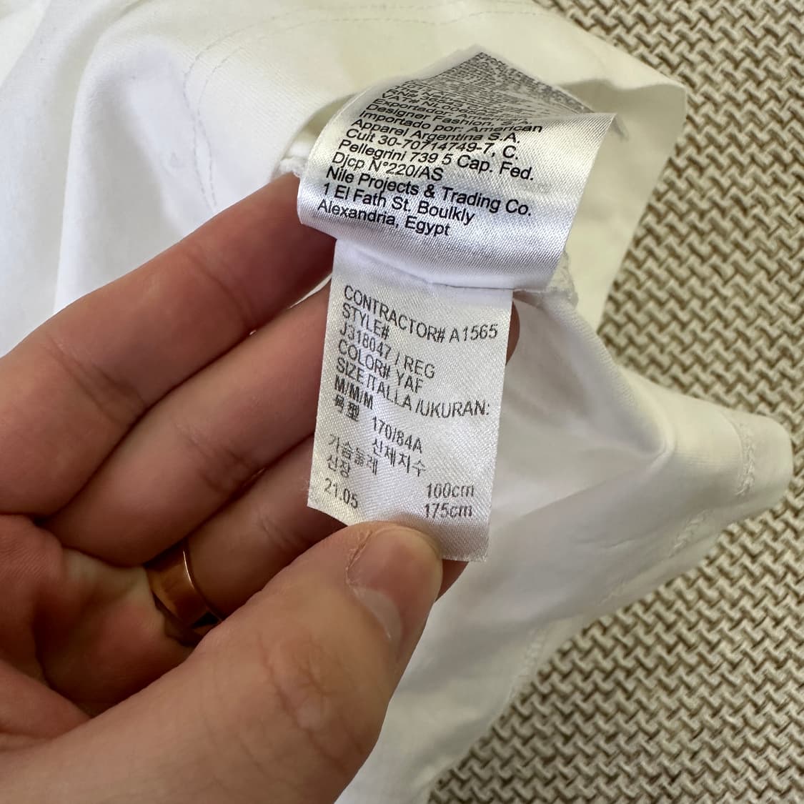 M 캘빈클라인진스 브이넥 반팔 티셔츠 0403D 상품이미지3