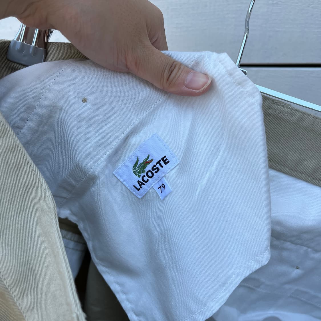 Lacoste 라코스테 핀턱 코튼 팬츠 상품이미지6