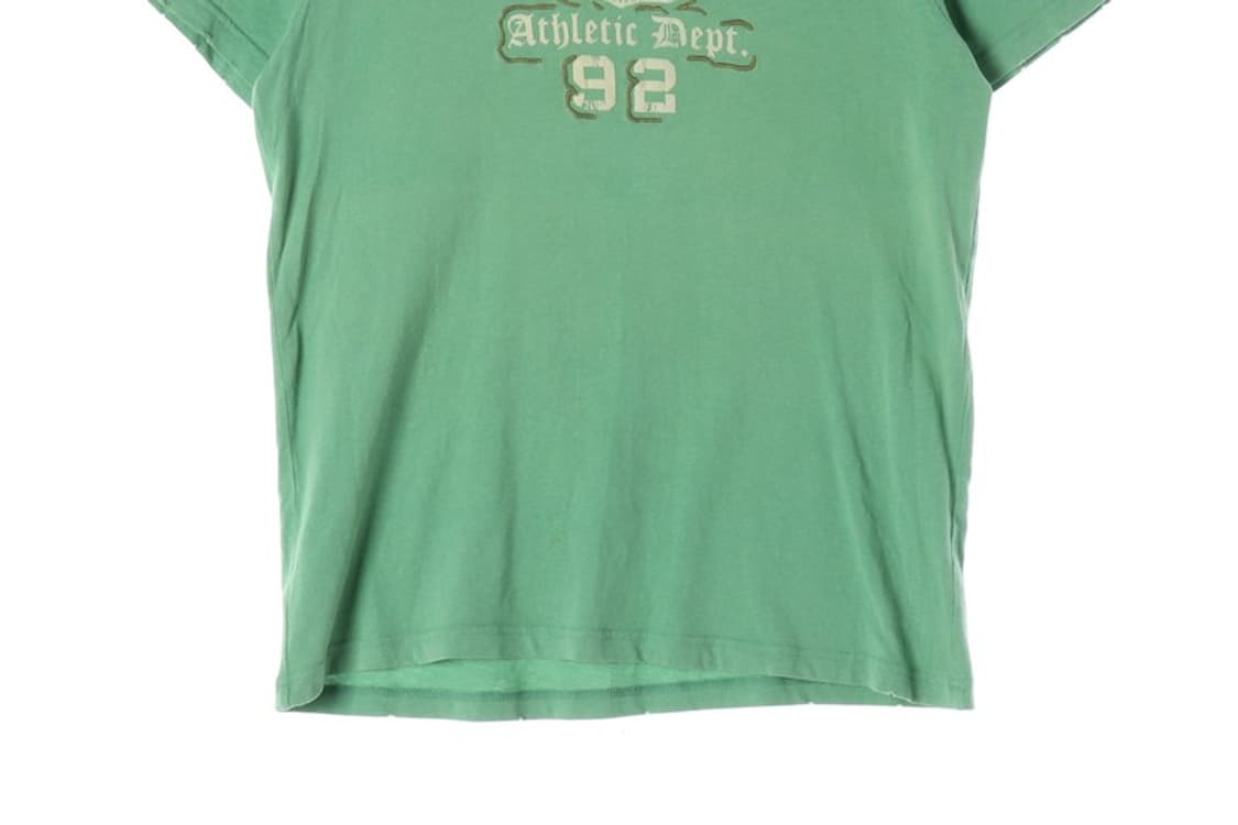 아베크롬비 앤 피치 빈티지 아치 로고 자수 반팔 티셔츠 M 상품이미지4