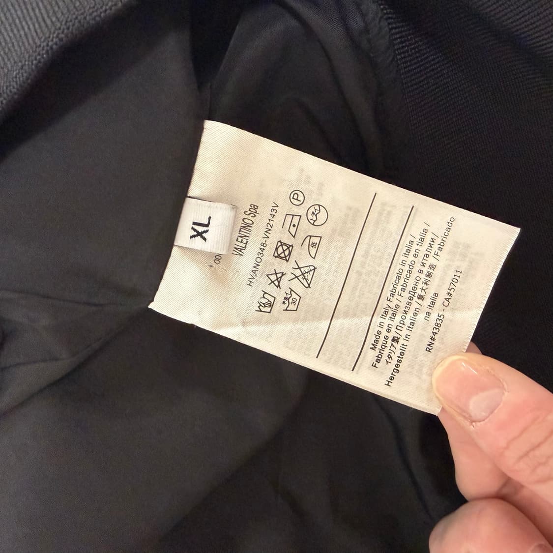 발렌티노 락스터드 항공점퍼 블루종 자켓 상품이미지6