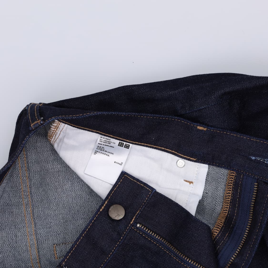 86 유니클로 셀비지 데님팬츠 0415H1 상품이미지4