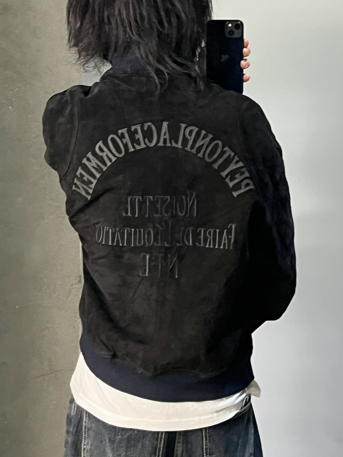 피피에프엠 90's 스웨이드 레더 자켓 상품이미지1