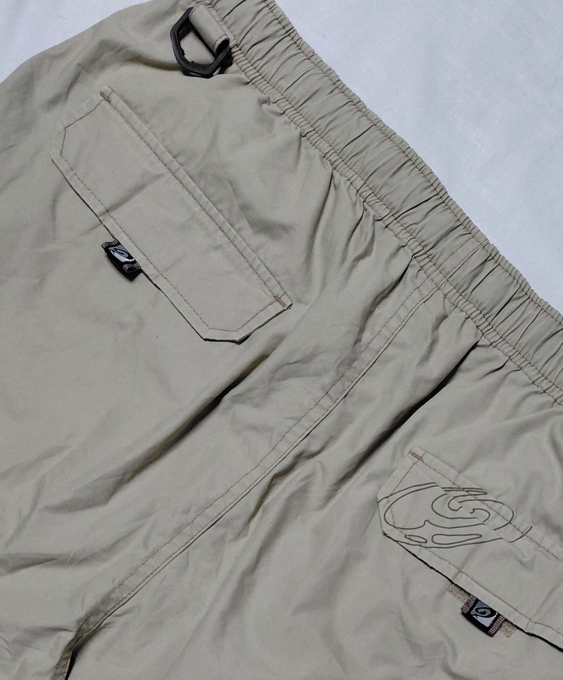 [Y2K/빈티지/L] PIKO 피코 테크니컬 7부 카고 팬츠 (베이지) 상품이미지9
