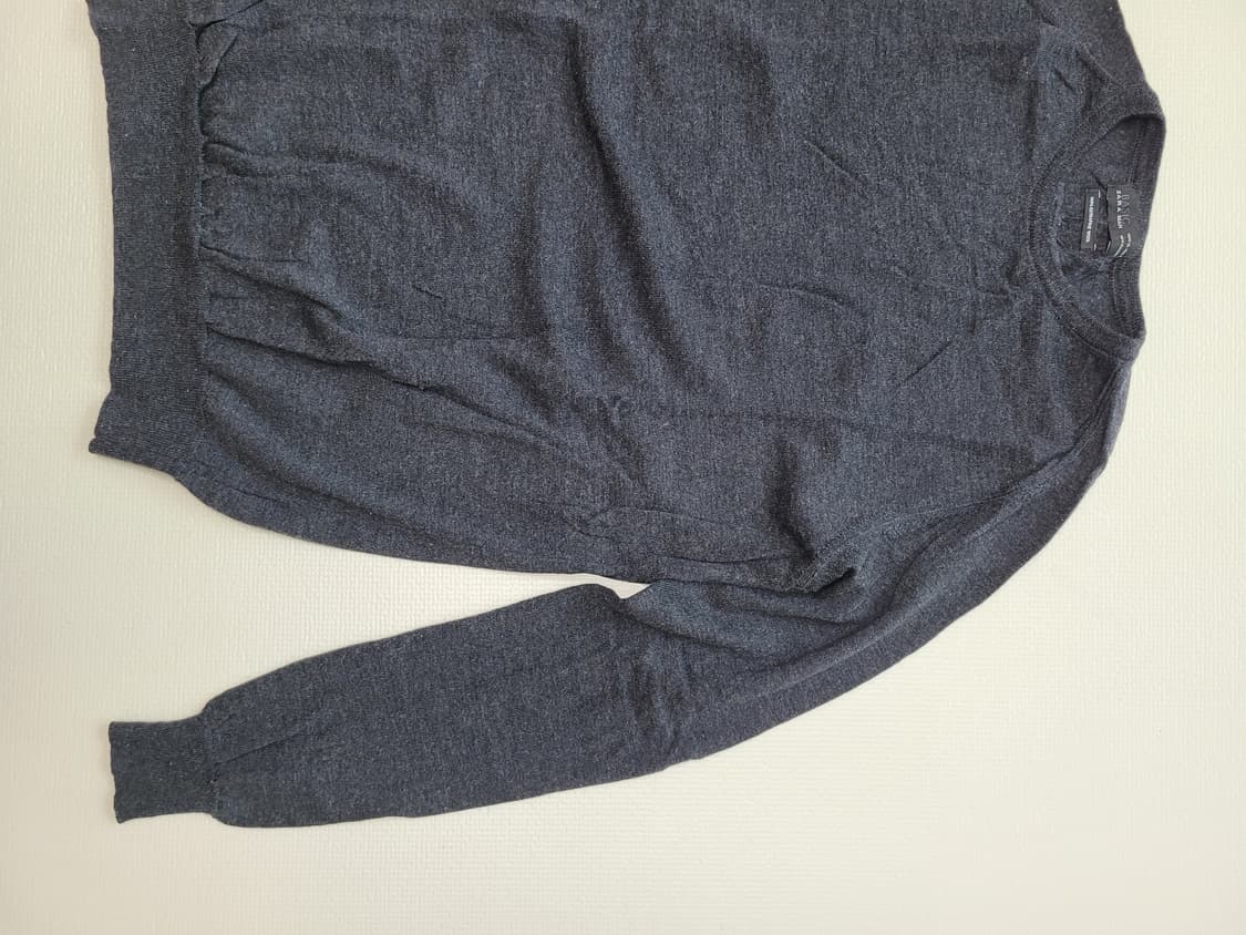 자라 ZARA 남자 엑스트라파인 울 니트 105 다크그레이 상품이미지2