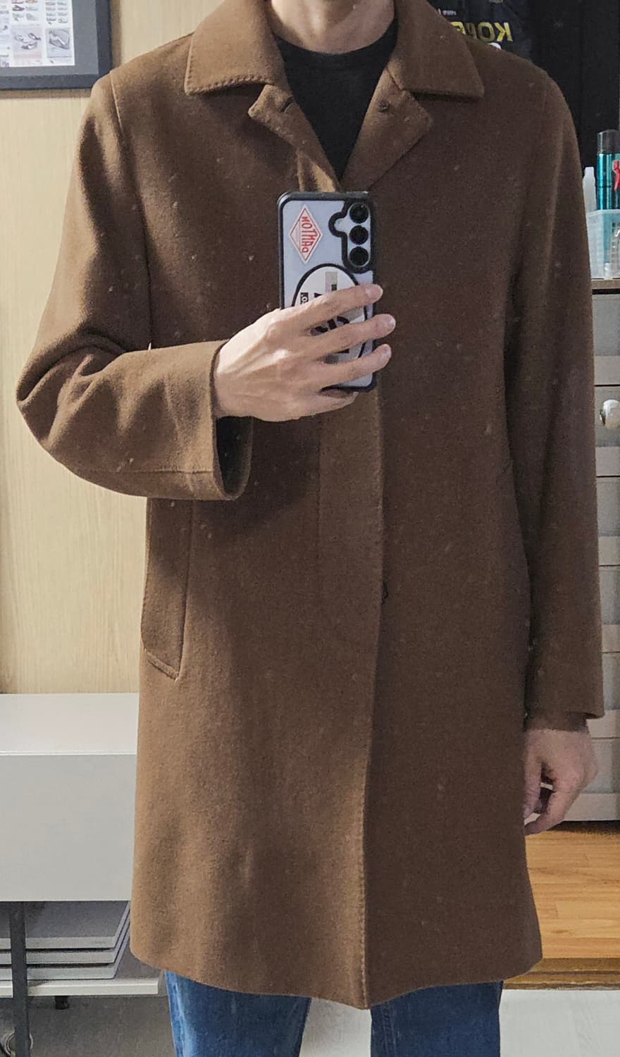 (착샷) 매킨토시 싱글 코트 재팬 캐시미어 블랜드 상품이미지10