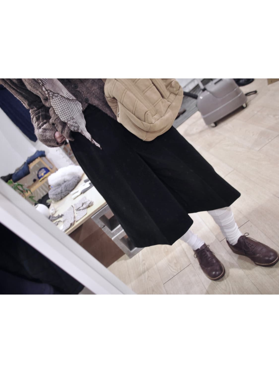 vintage corduroy skirt pants 상품이미지1