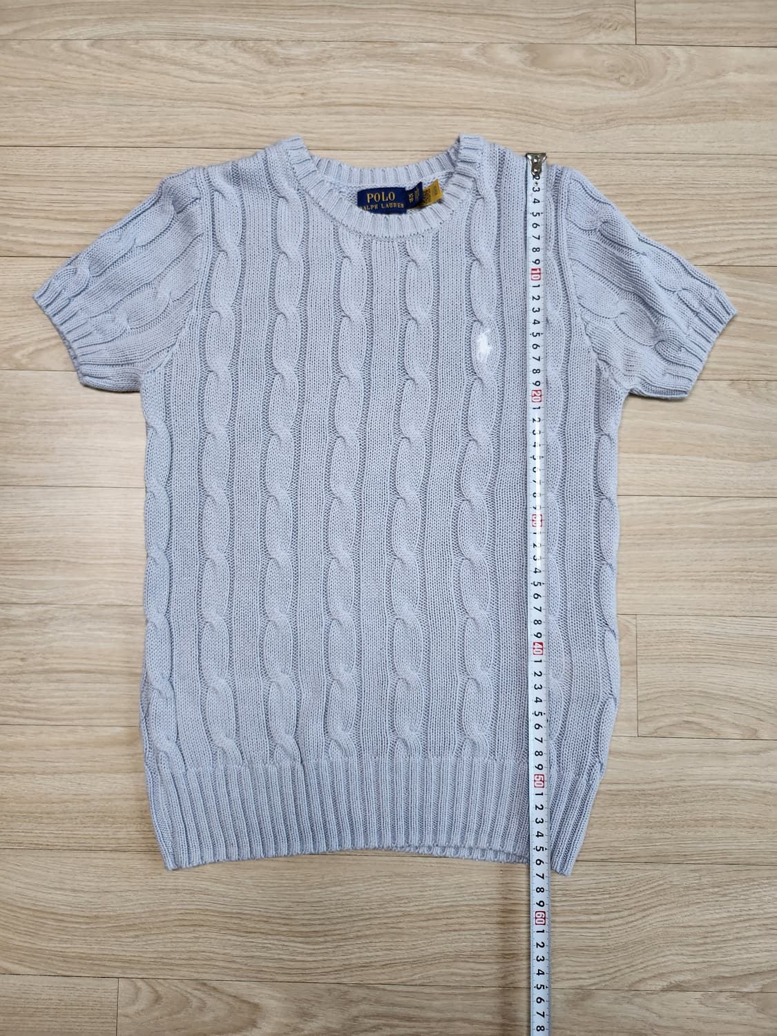 폴로랄프로렌 케이블반팔니트 (XS 상품이미지4