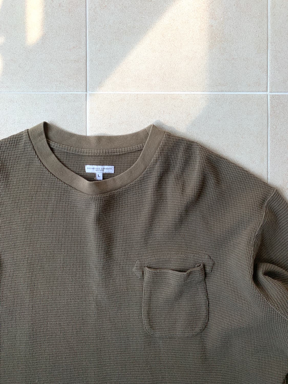 Engineered garments waffle long sleeve 상품이미지3