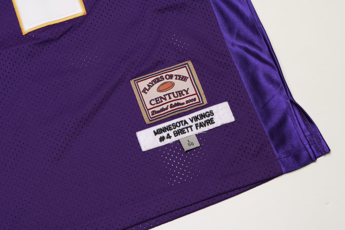 [L] 제프 해밀턴NFL 미네소타 바이킹스 브렛 파브 럭비 유니폼 상품이미지2