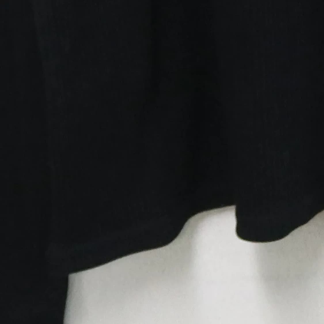 넥 스트랩 포인트 골지 티셔츠 62389 상품이미지6