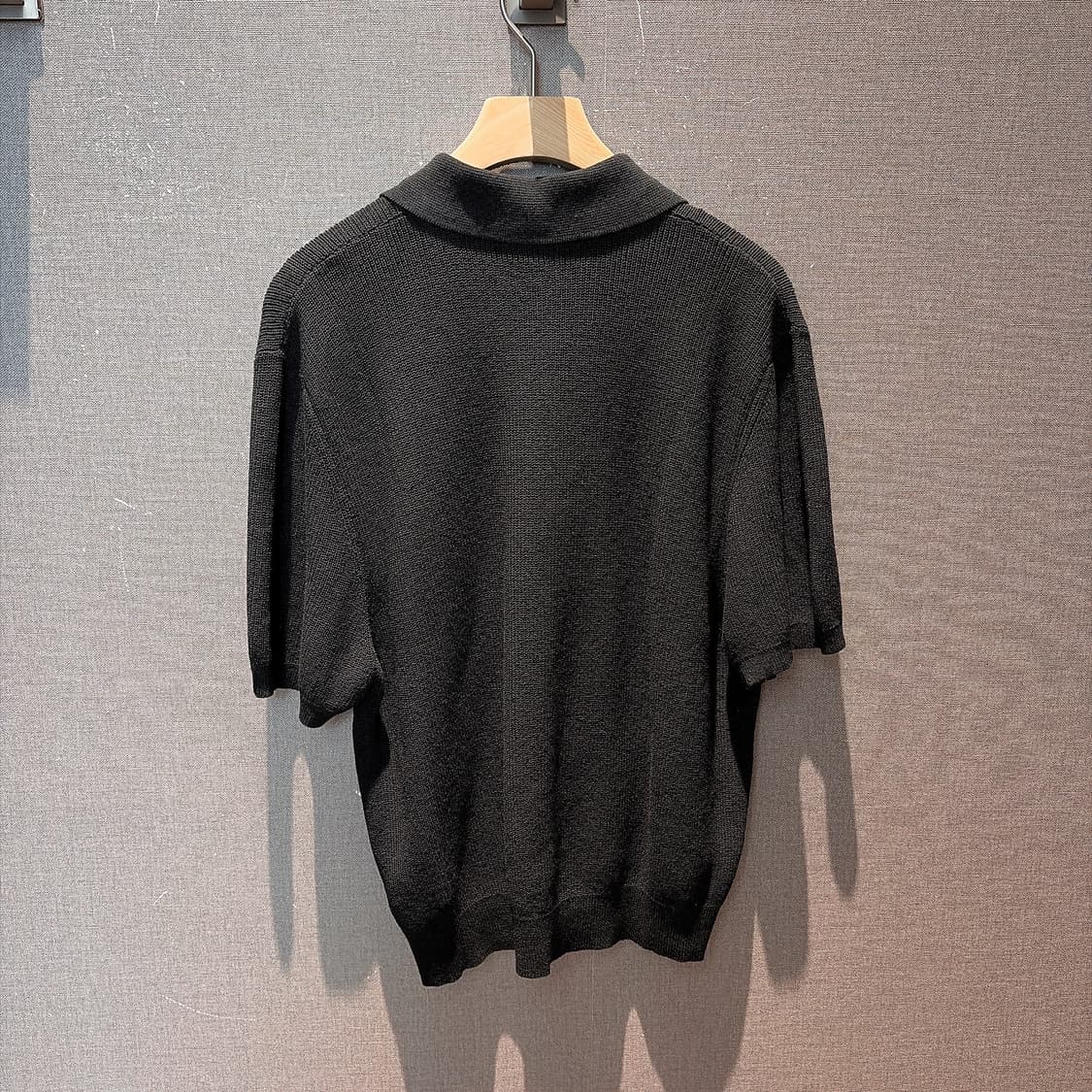 (정품/새상품) OUR LEGACY 아워레가시 남성 블랙 트레디셔날 폴로 상품이미지2