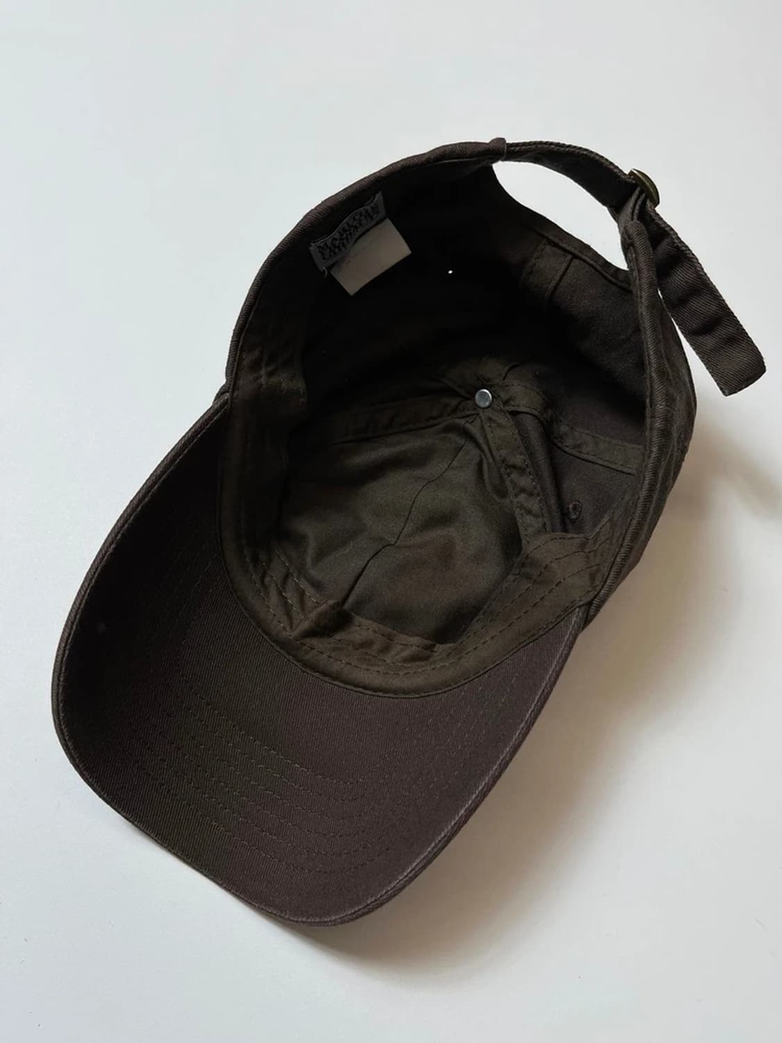 마리떼프랑소와저버 브라운 로고 시그니처 볼캡 Q1367 상품이미지5