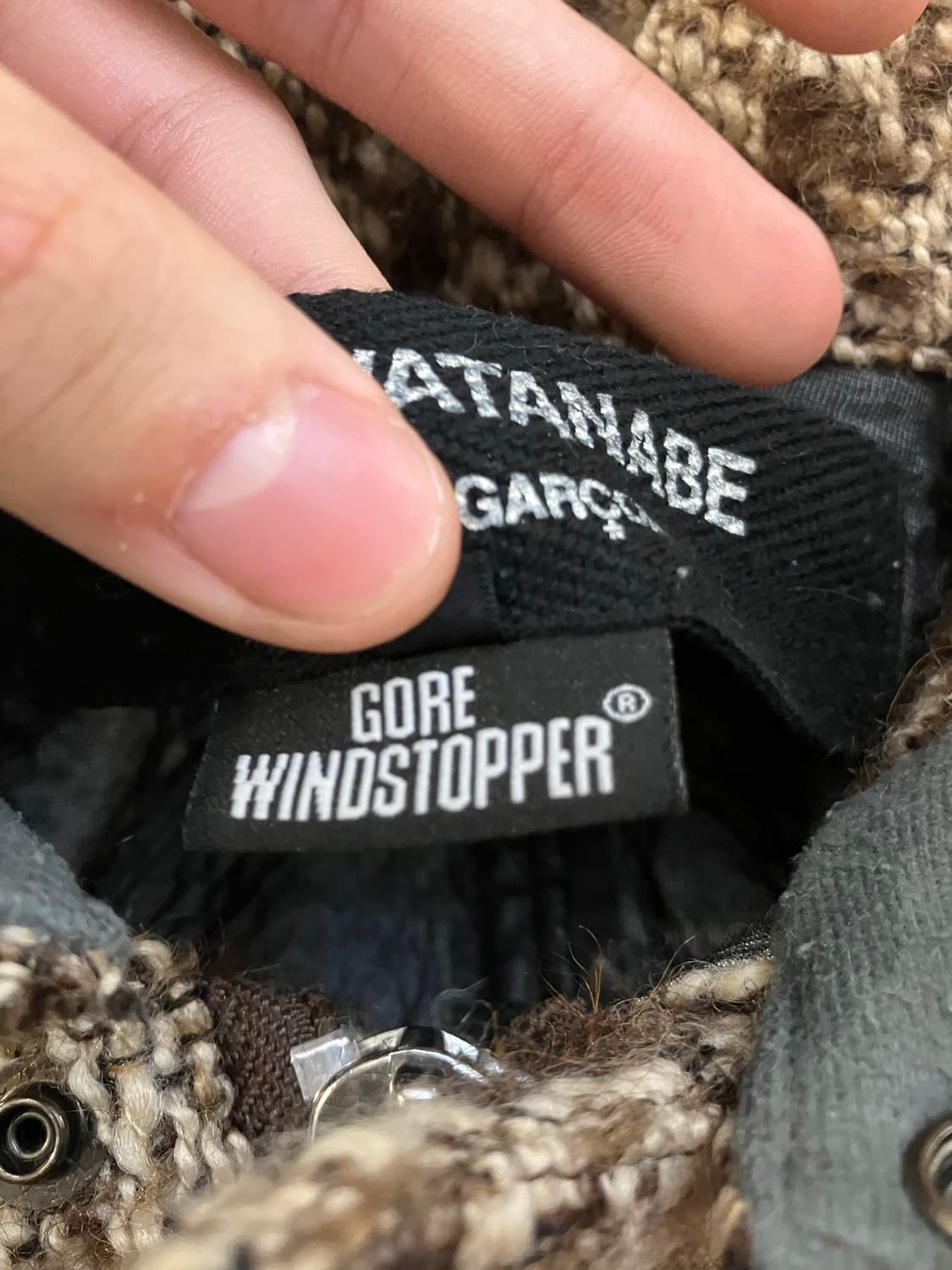 꼼데가르송 준야와타나베 트위드 윈드스토퍼 자켓 상품이미지8