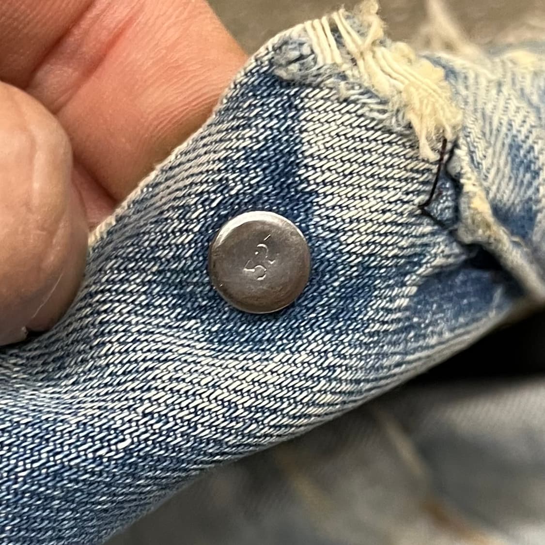 70s Levis 데님 트러커 자켓 (100-105) 상품이미지9