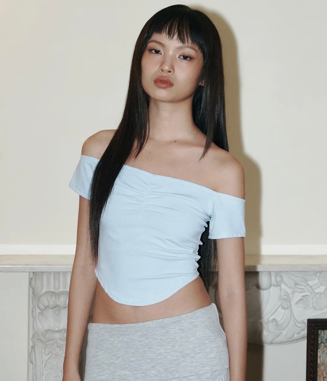 플노팔 Abel Shirring Off-shoulder Top  상품이미지1