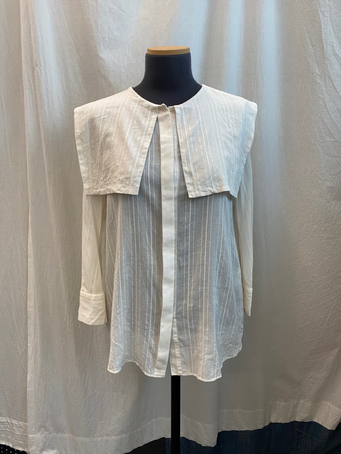 스퀘어카라 블라우스(M) 상품이미지1