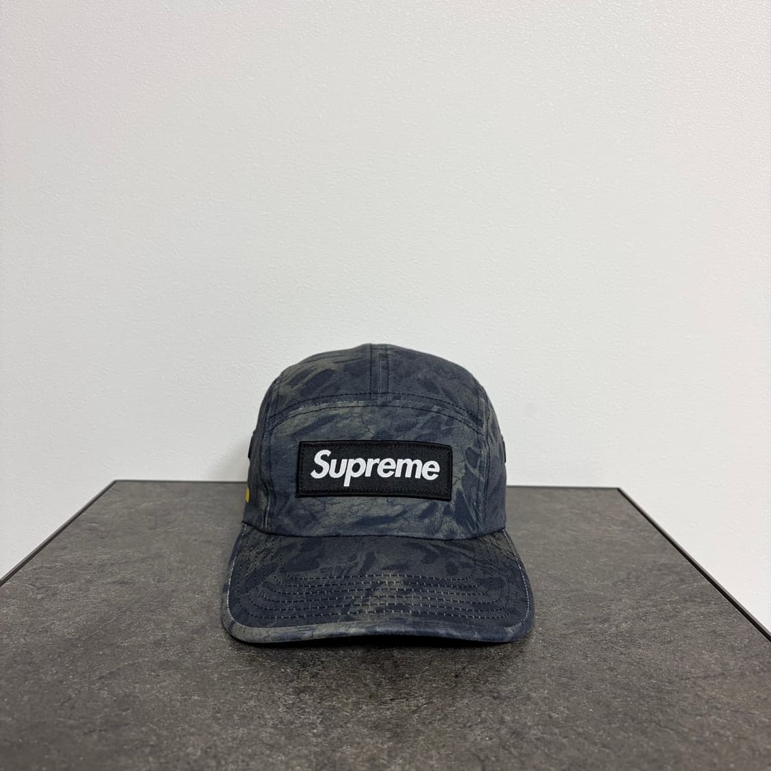 (OS) 슈프림 박스로고 캠프캡 모자 22SS 레오파드 카모 네이비 상품이미지1