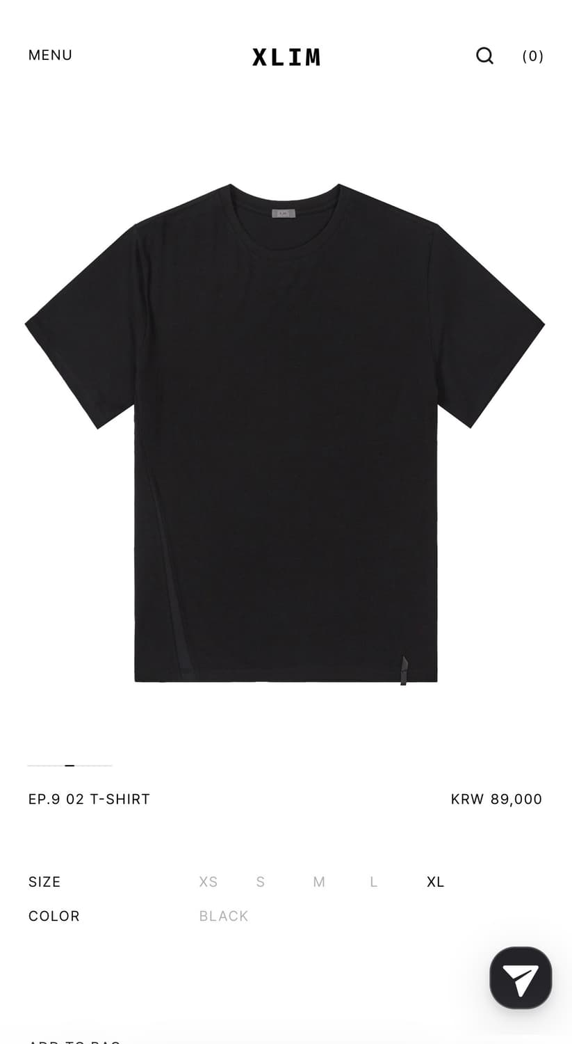 (s) 엑슬림 EP.9 02 T-SHIRT 상품이미지1