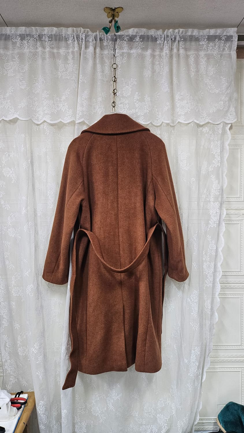 Vist브라운 모직 코트 상품이미지6