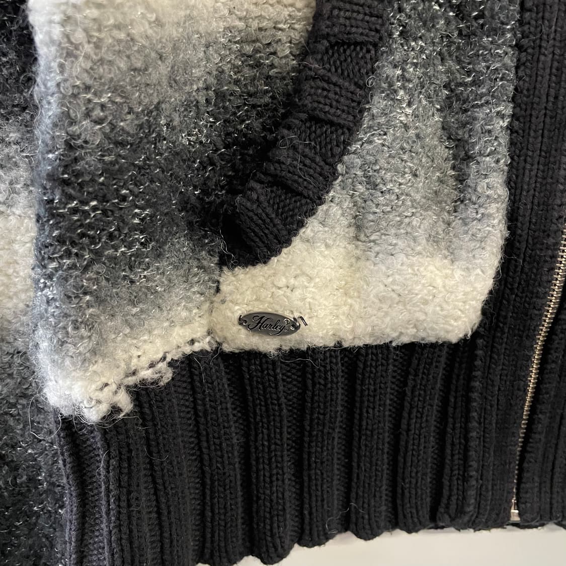 할리데이비슨 Y2k 풀업 니트자켓 상품이미지5