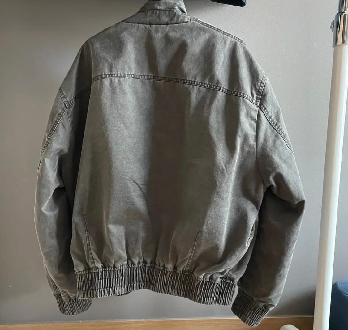 자라 레더 하이넥 블루종 자켓 상품이미지2