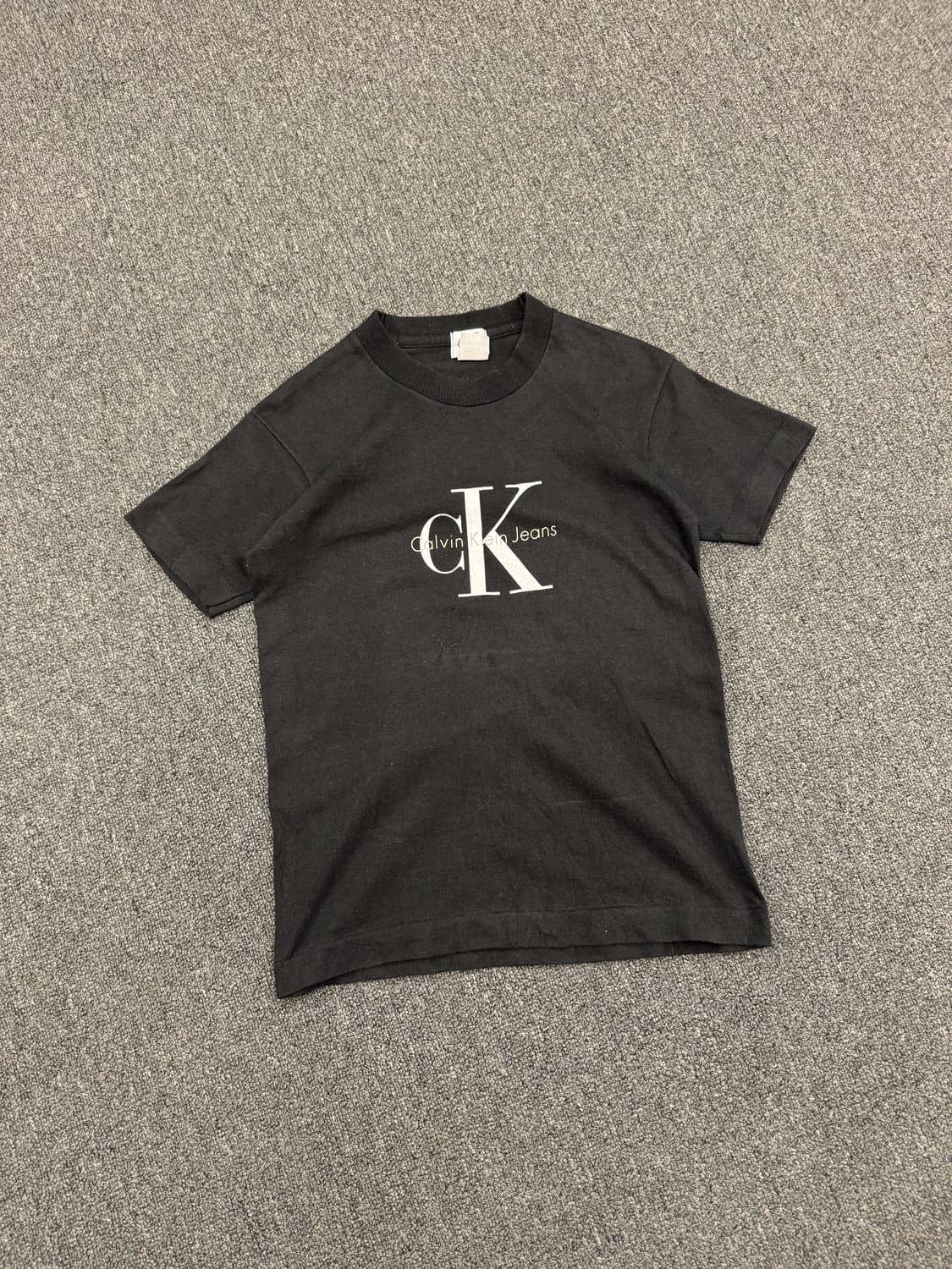 M)90’s 빈클라인 빈티지 로고 프린팅 여성 반팔 상품이미지2