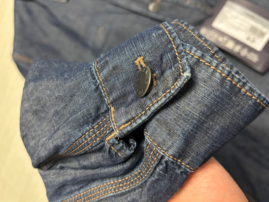 프라다 샴브레이 자켓 (XL) 상품이미지6