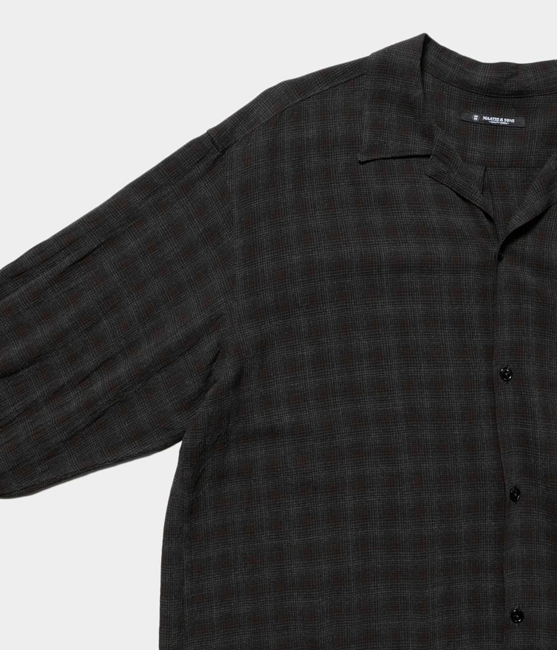 [1] MAATEE&SONS 마티앤선즈 오픈 카라 강연 레이온 셔츠 상품이미지6