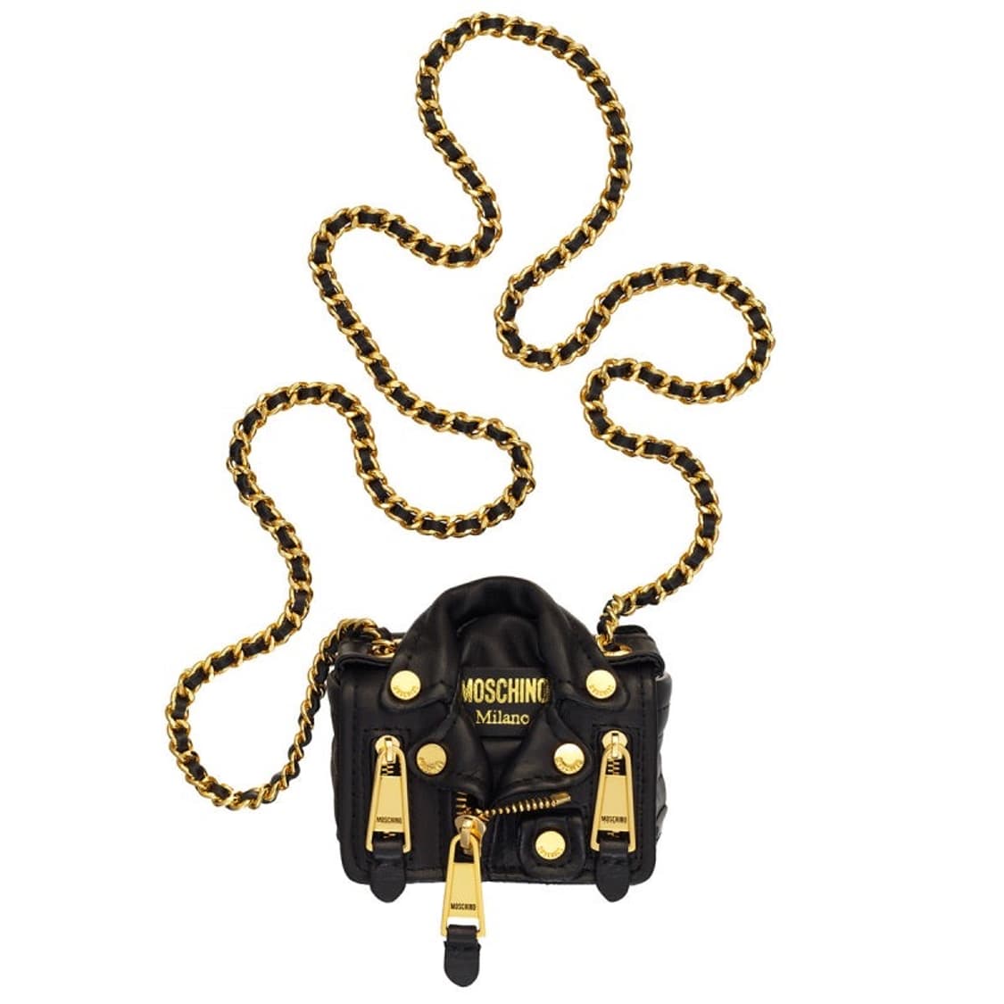 한정판 모스키노 미니 바이커백 블랙 상품이미지1