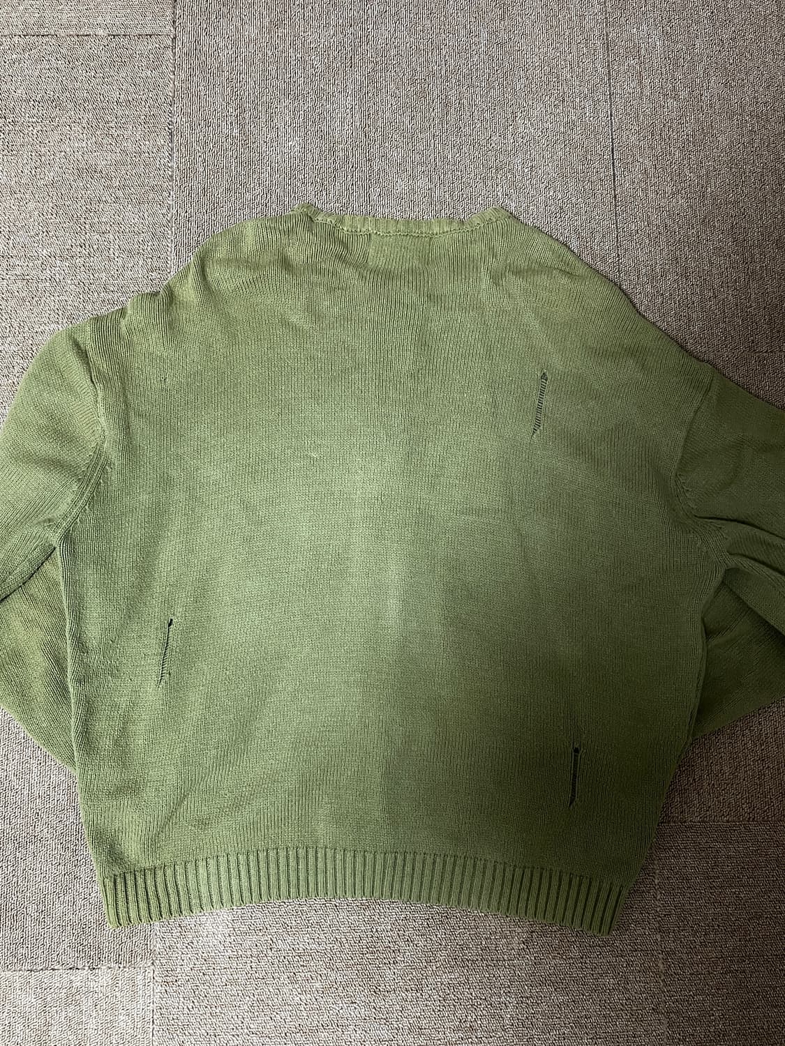 엑스톤즈 니트집업 상품이미지3