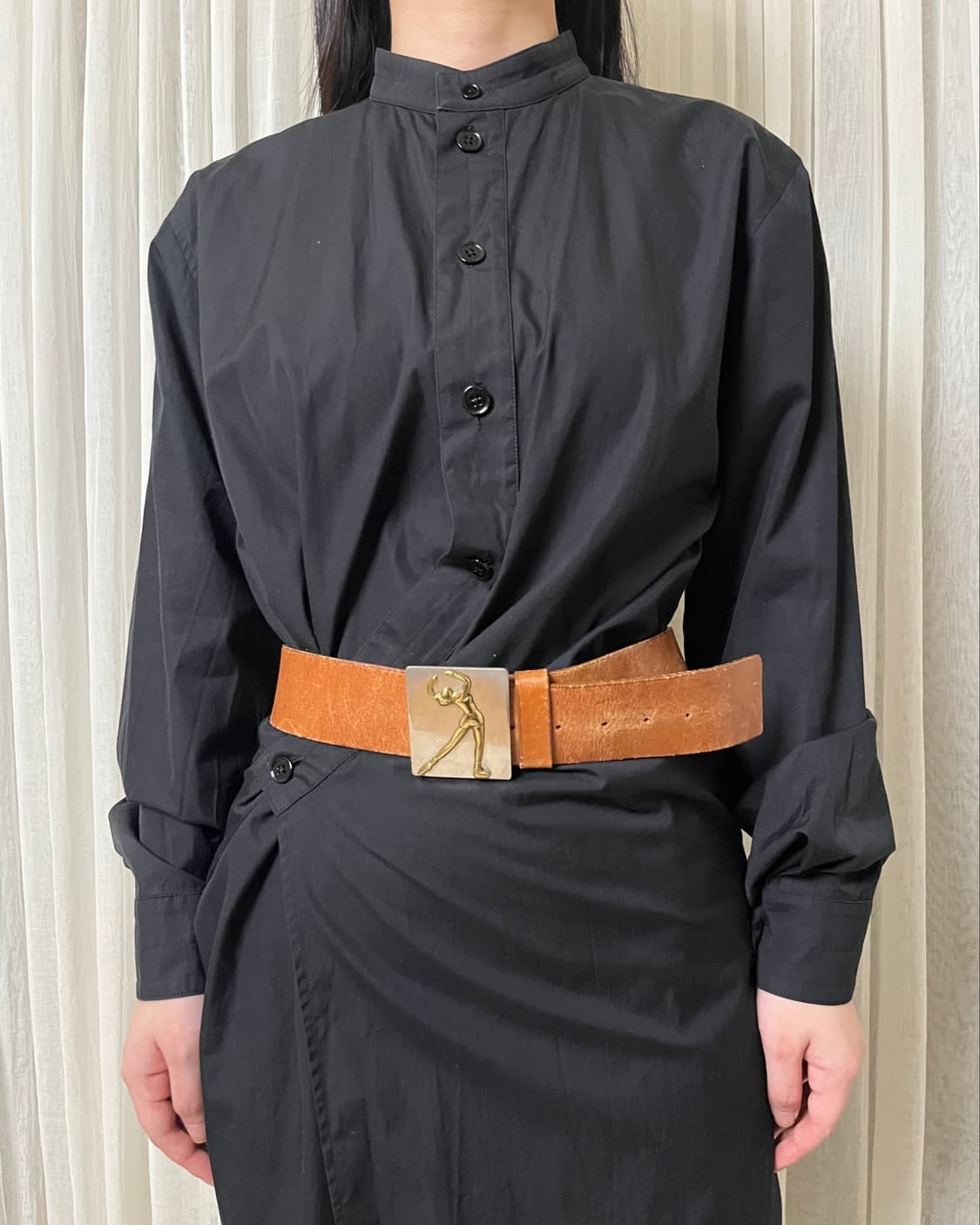 90s 이세이미야케 is 레더 벨트 issey miyake belt 상품이미지1