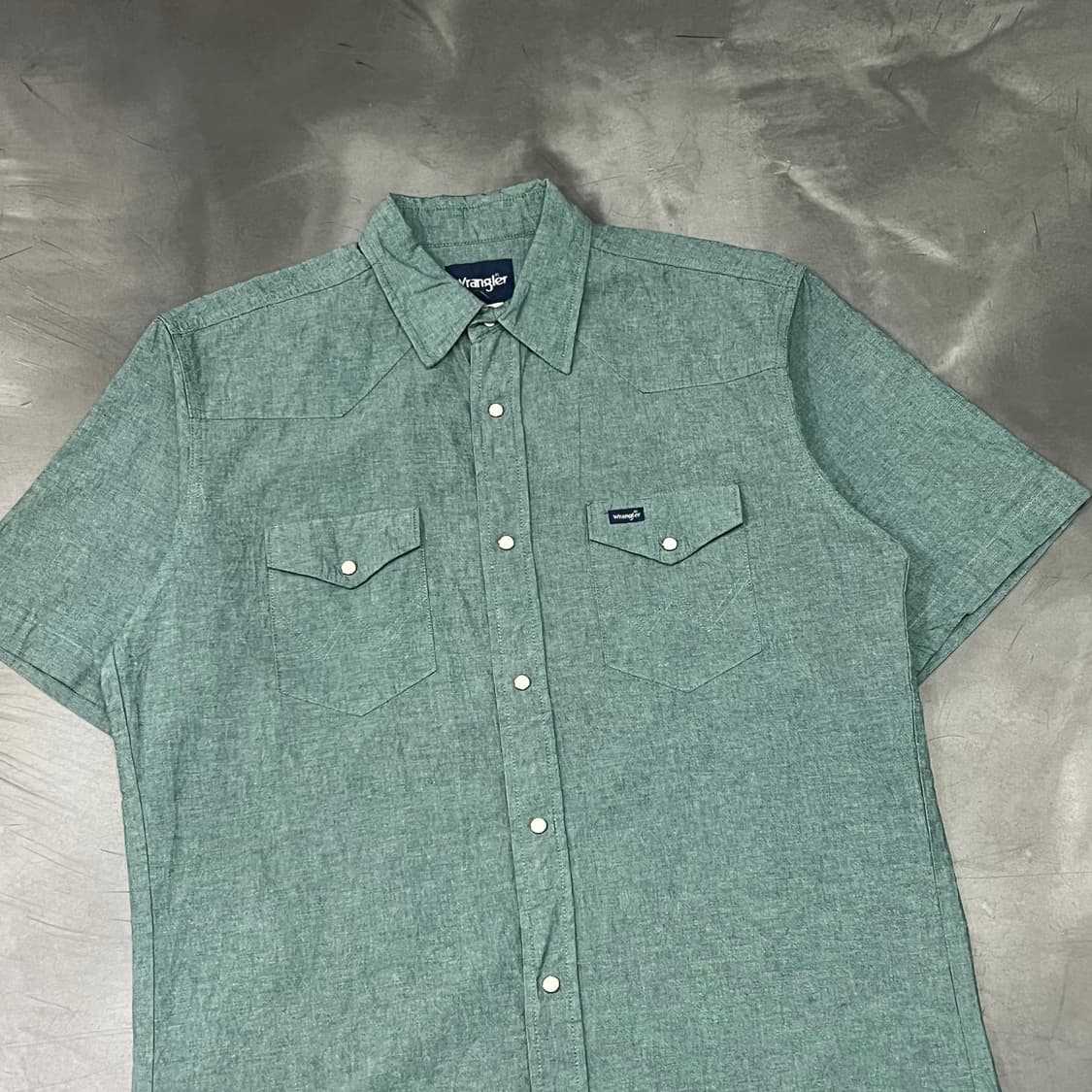  랭글러 웨스턴 하프 셔츠 y16223 상품이미지3